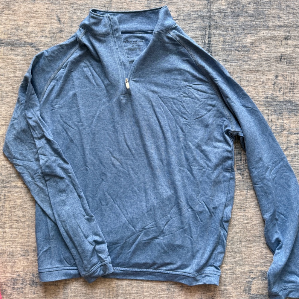 Peter Millar Sky Blue Half-Zip Pullover - image 1